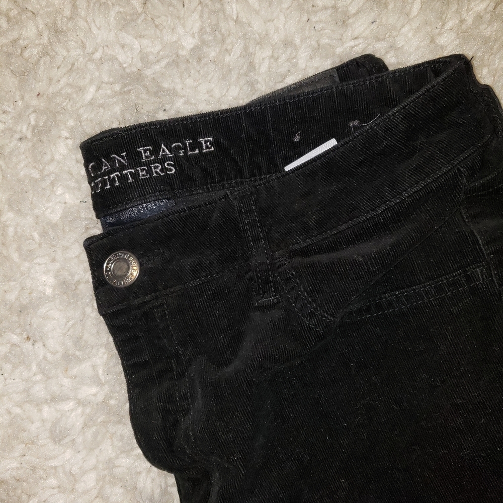 Black Corduroy Jean's